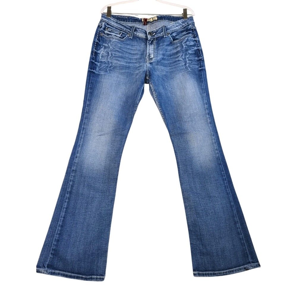 BKE Kate Stretch Bootcut Jeans Womens 31x31 Blue‎ Denim Mid Rise